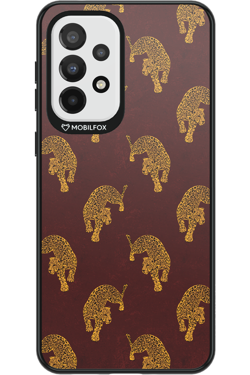 Burgundy Leopard Pattern - Samsung Galaxy A33