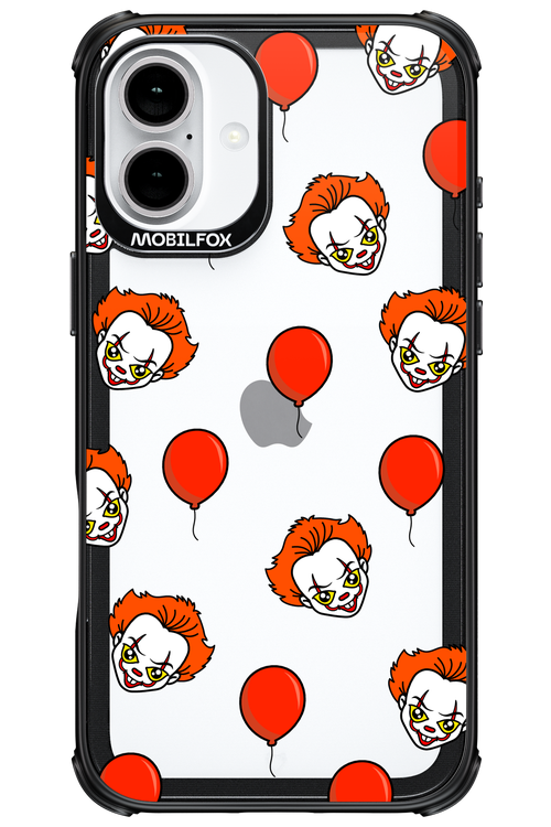 Mystery Clown (Transparent) - Apple iPhone 16 Plus