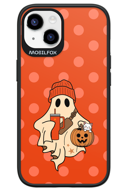 Ghost Girl (Orange) - Apple iPhone 14