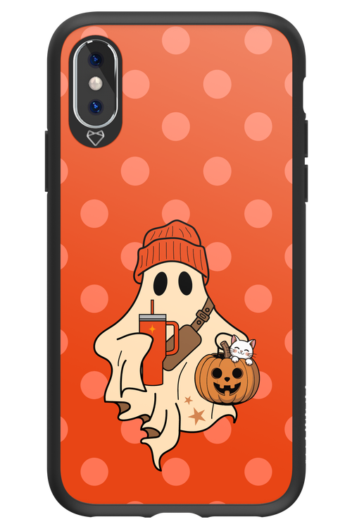 Ghost Girl (Orange) - Apple iPhone X
