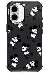 Iconic Mouse (antracite pattern) - Apple iPhone 16