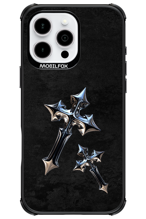 Chrome Crosses - Apple iPhone 16 Pro Max