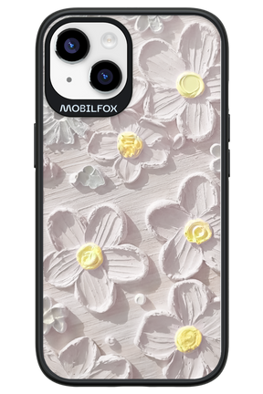 White Flowers - Apple iPhone 14