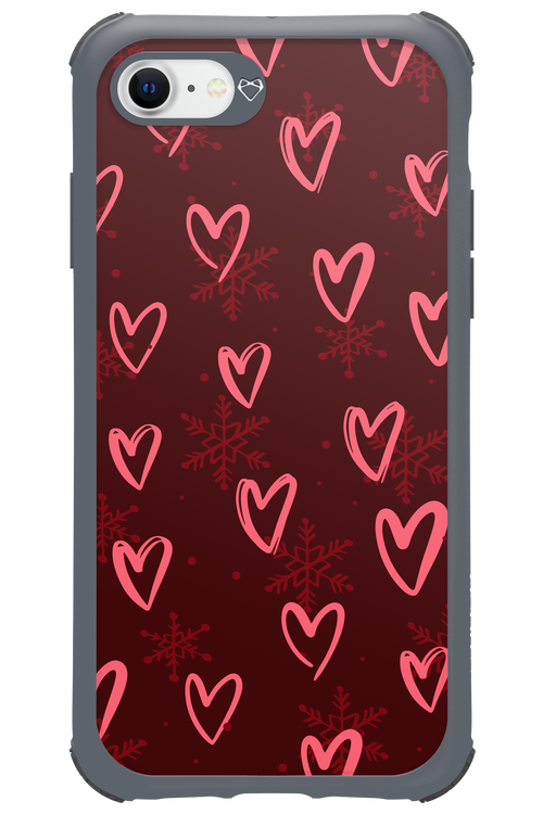 Christmas Hearts - Apple iPhone SE 2022
