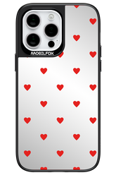 Mini Hearts Red Mirror 2.0 - Apple iPhone 14 Pro Max