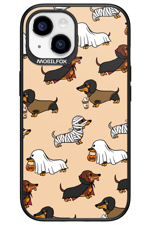 Scary Dachshund - Apple iPhone 15