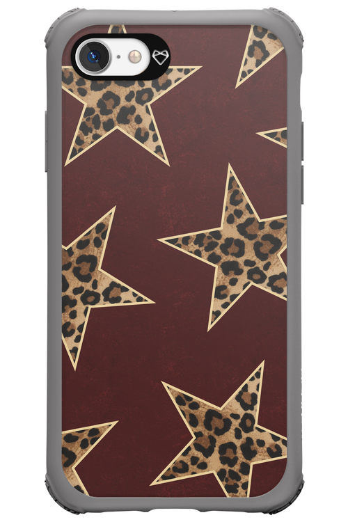 Wild Stars Burgundy - Apple iPhone 7