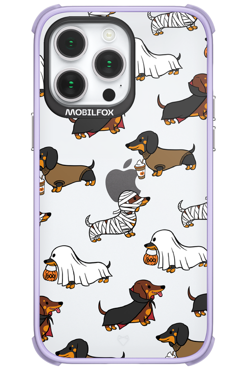 Scary Dachshund (Transparent) - Apple iPhone 14 Pro Max