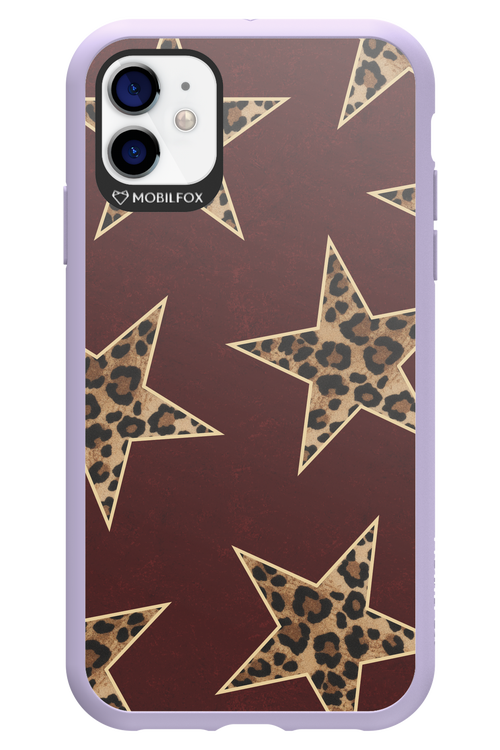 Wild Stars Burgundy - Apple iPhone 11
