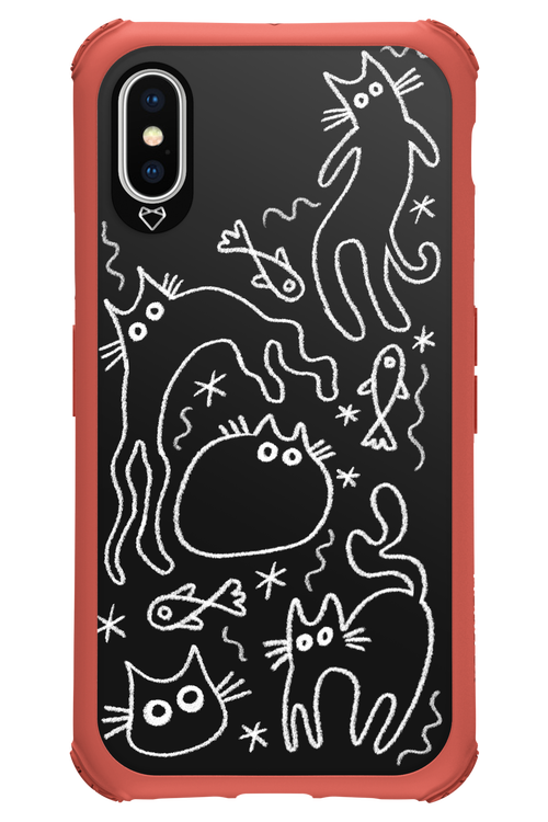 CHALK_CATS - Apple iPhone X