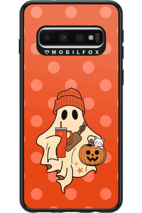 Ghost Girl (Orange) - Samsung Galaxy S10