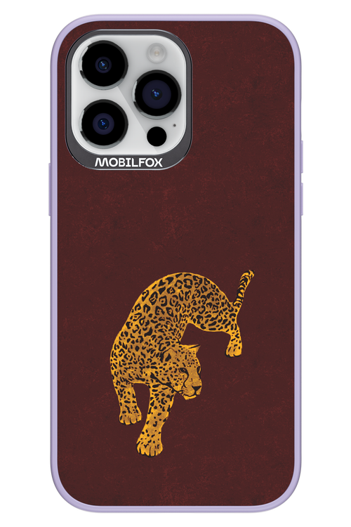 Burgundy Leopard - Apple iPhone 14 Pro Max