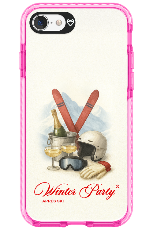 Winter Ski Party - Apple iPhone 8