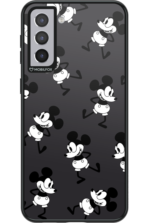 Iconic Mouse (antracite pattern) - Samsung Galaxy S21+