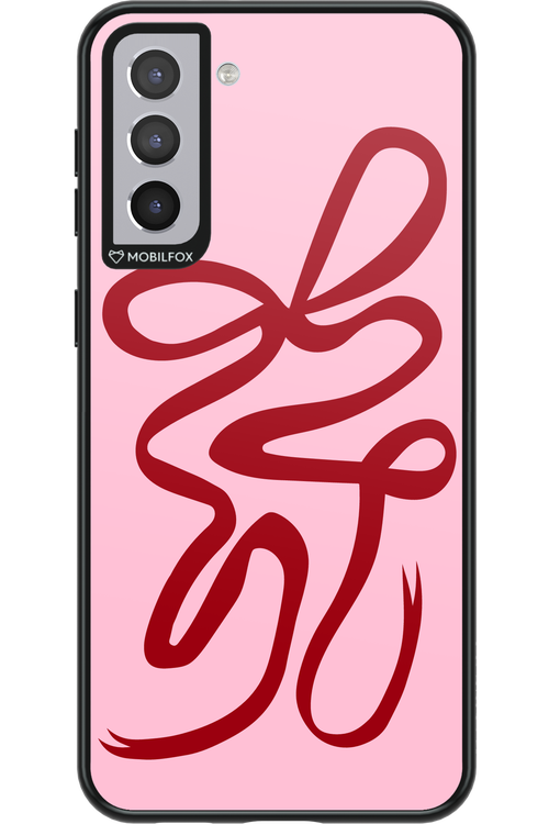Burgundy Bow - Samsung Galaxy S21+