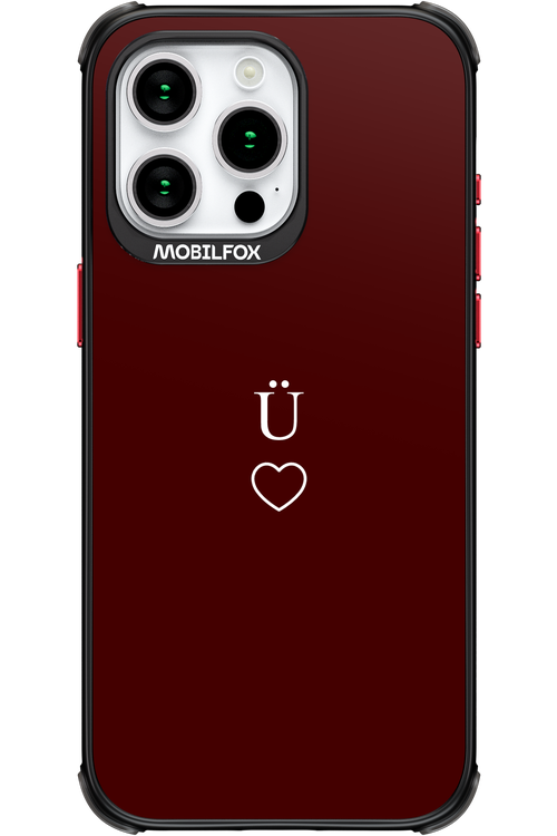 U Burgundia II 2.0 - Apple iPhone 15 Pro Max