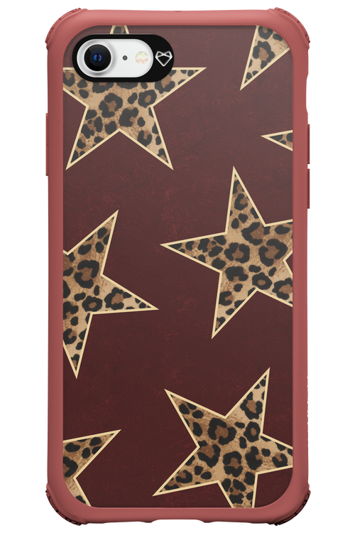 Wild Stars Burgundy - Apple iPhone SE 2022