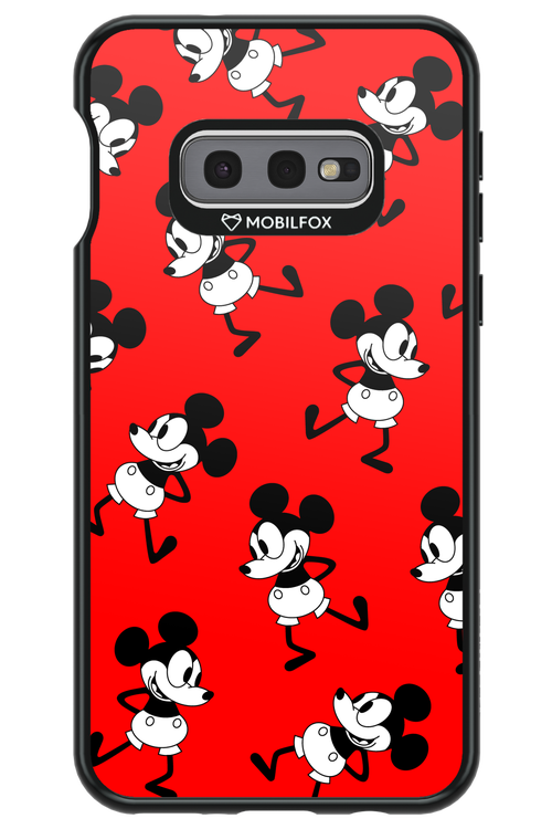 Iconic Mouse (red pattern) - Samsung Galaxy S10e