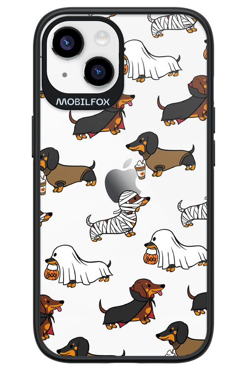 Scary Dachshund (Transparent) - Apple iPhone 14