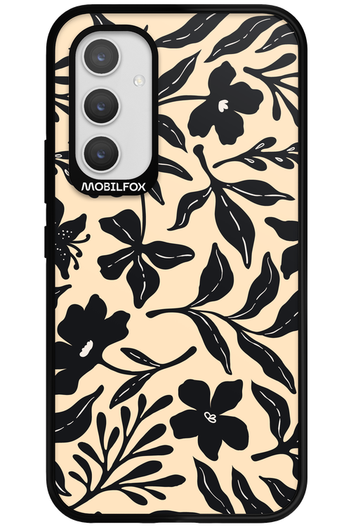 Black Flowers 2.0 - Samsung Galaxy A54