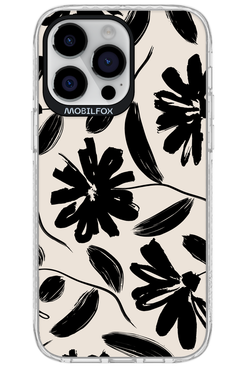Monochrome Flowerss - Apple iPhone 14 Pro Max
