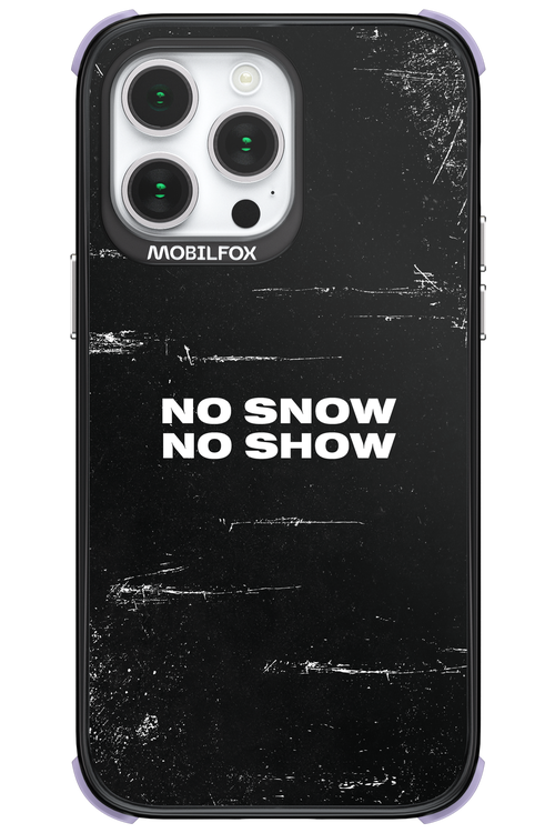 No snow, no show - Apple iPhone 14 Pro Max