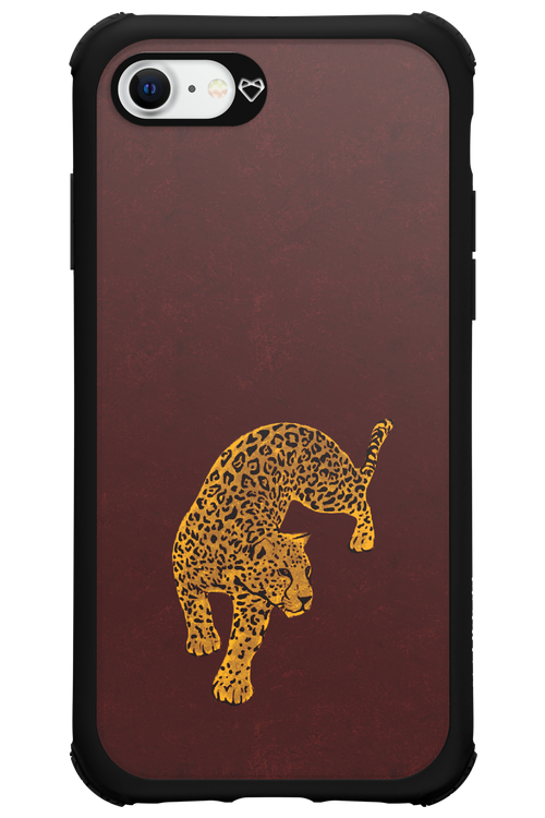 Burgundy Leopard - Apple iPhone SE 2020