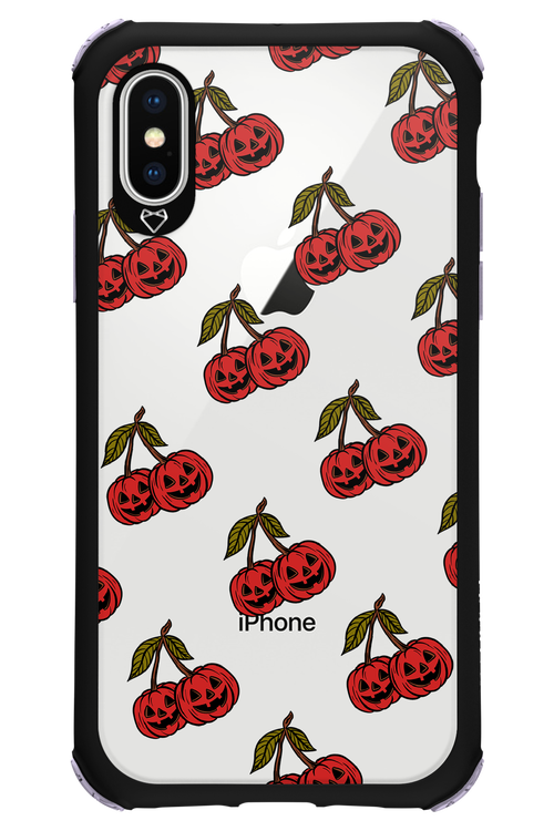 Spicey Pumpkin (Transparent) - Apple iPhone XS