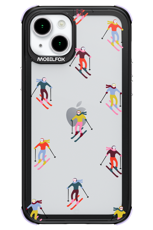 Snow Motion (Transparent) - Apple iPhone 15 Plus