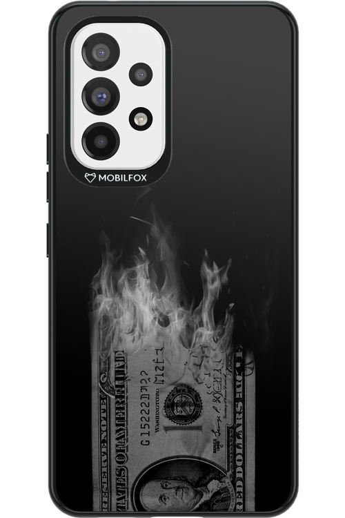 Money Burn B&W - Samsung Galaxy A53