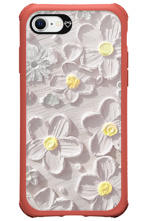 White Flowers 2.0 - Apple iPhone SE 2020