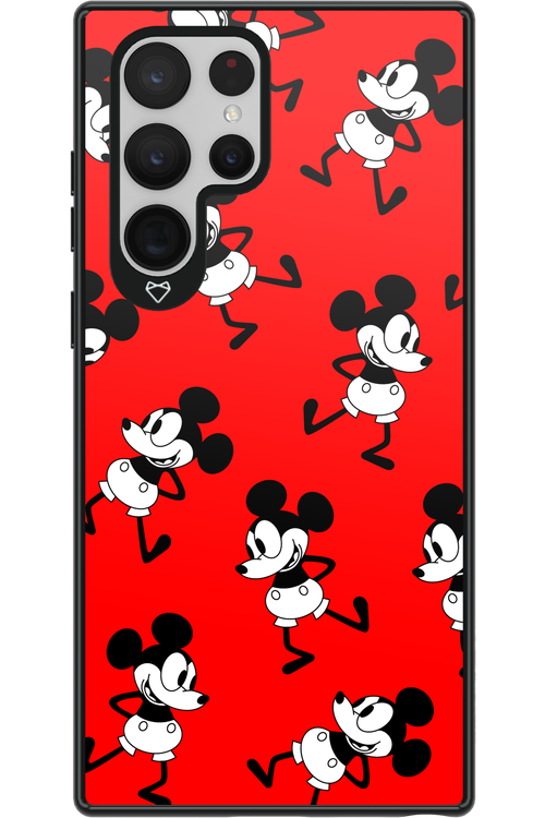 Iconic Mouse (red pattern) - Samsung Galaxy S22 Ultra