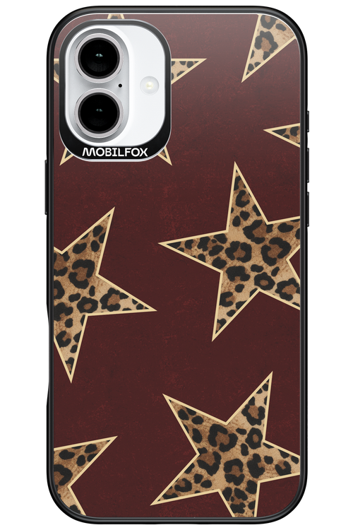Wild Stars Burgundy - Apple iPhone 16 Plus