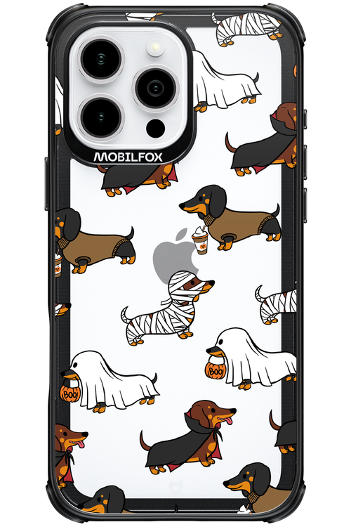 Scary Dachshund (Transparent) - Apple iPhone 16 Pro Max