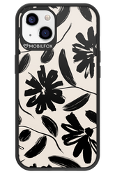 Monochrome Flowerss - Apple iPhone 13