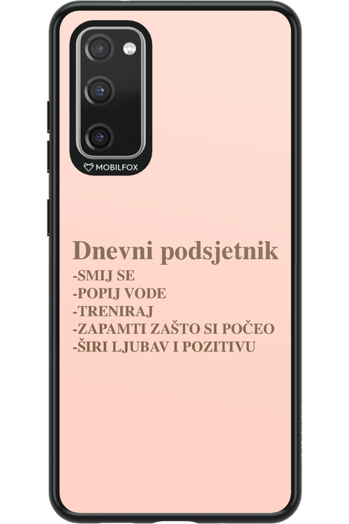 Dnevni Podsjetnik - Samsung Galaxy S20 FE