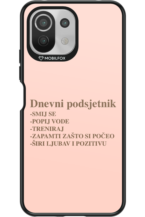 Dnevni Podsjetnik - Xiaomi Mi 11 Lite (2021)