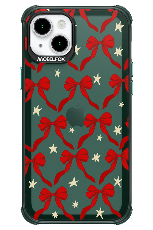 Bow & Stars (Transparent) - Apple iPhone 15 Plus