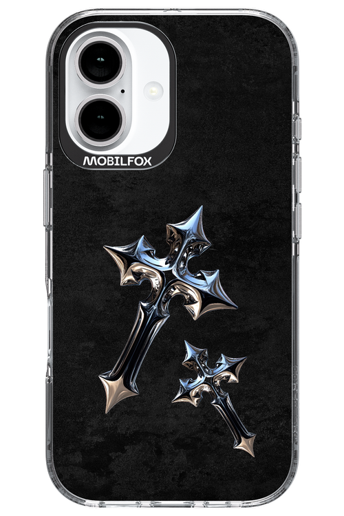 Chrome Crosses - Apple iPhone 16