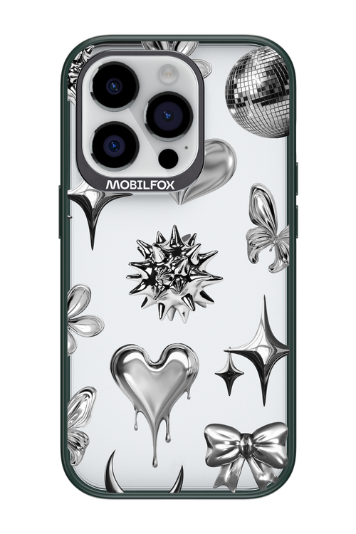 Silver Zone Transparent - Apple iPhone 14 Pro