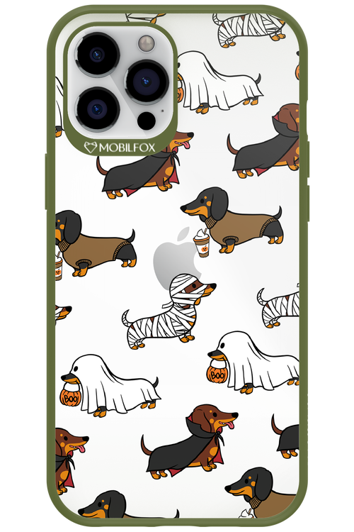 Scary Dachshund (Transparent) - Apple iPhone 12 Pro Max