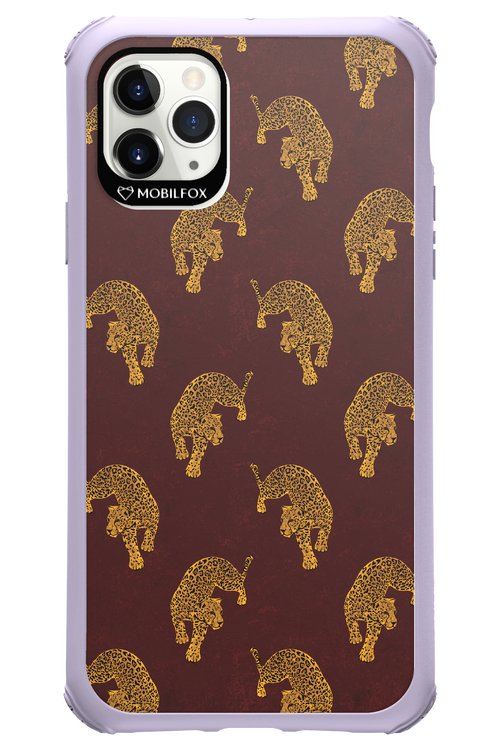 Burgundy Leopard Pattern - Apple iPhone 11 Pro Max