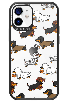 Scary Dachshund (Transparent) - Apple iPhone 12 Mini