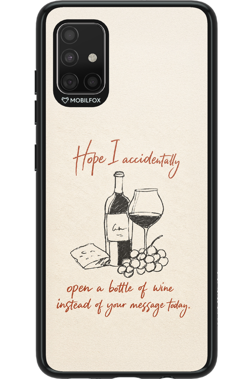 Bottle of wine 2.0 - Samsung Galaxy A51