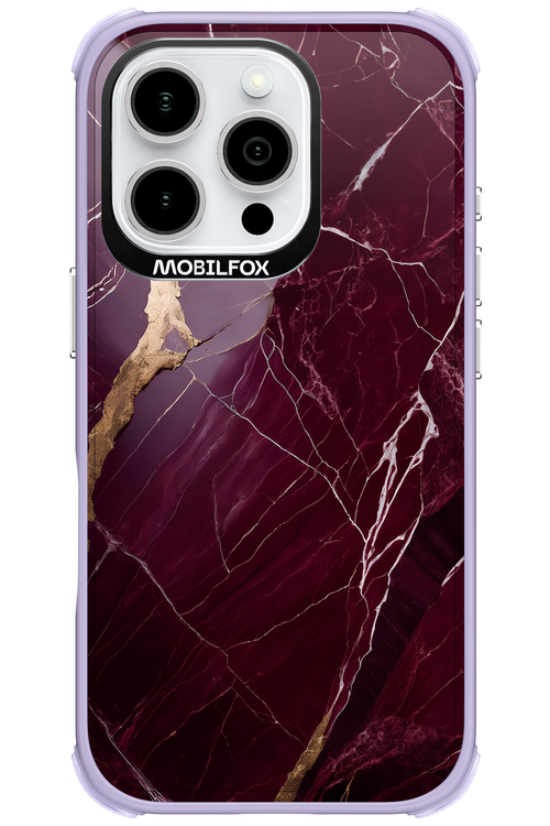 Burgundy Marble 2.0 - Apple iPhone 16 Pro