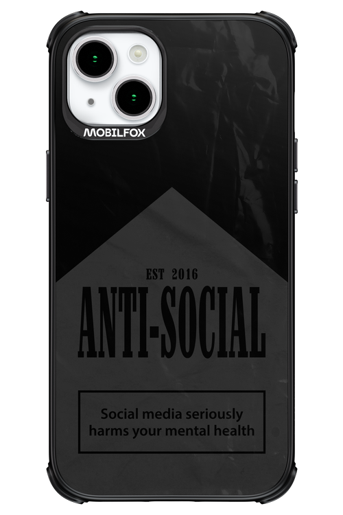 ANTI-SOCIAL (BLVCK) 2.0 - Apple iPhone 15 Plus