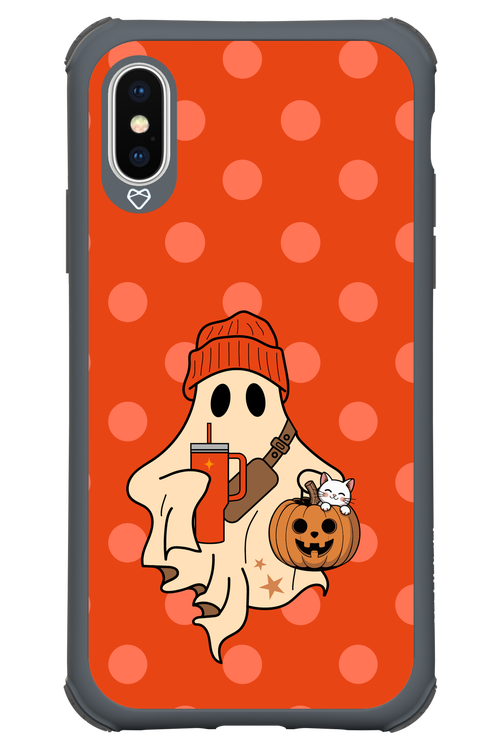Ghost Girl (Orange) - Apple iPhone X