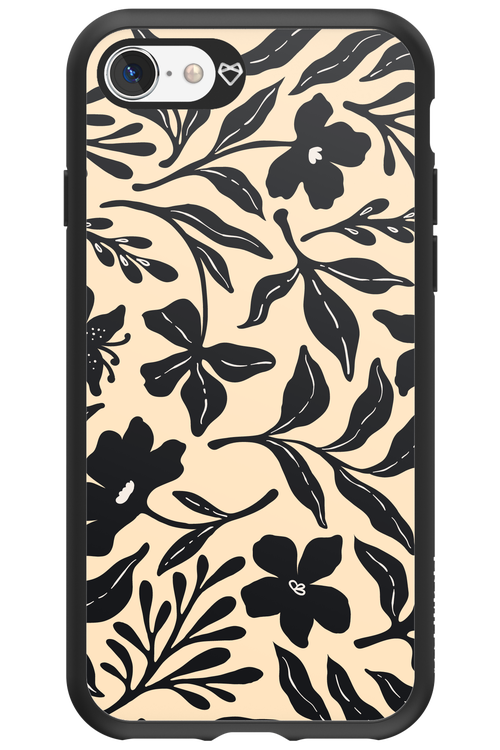 Black Flowers 2.0 - Apple iPhone SE 2022