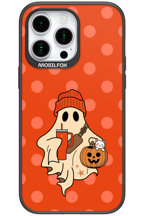 Ghost Girl (Orange) - Apple iPhone 15 Pro Max