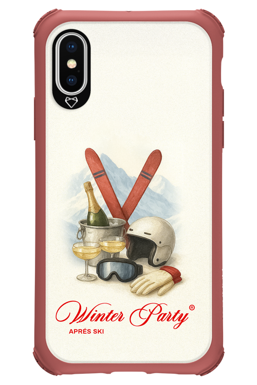 Winter Ski Party - Apple iPhone XS